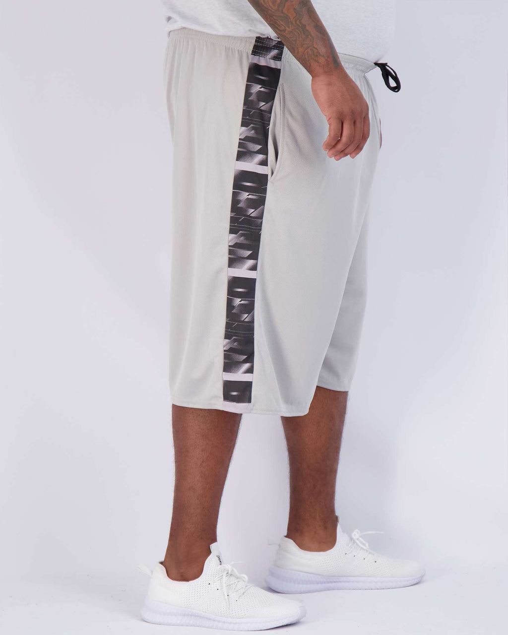 5 Pack: Mens Mesh Active Basketball Shorts (3X-5X)