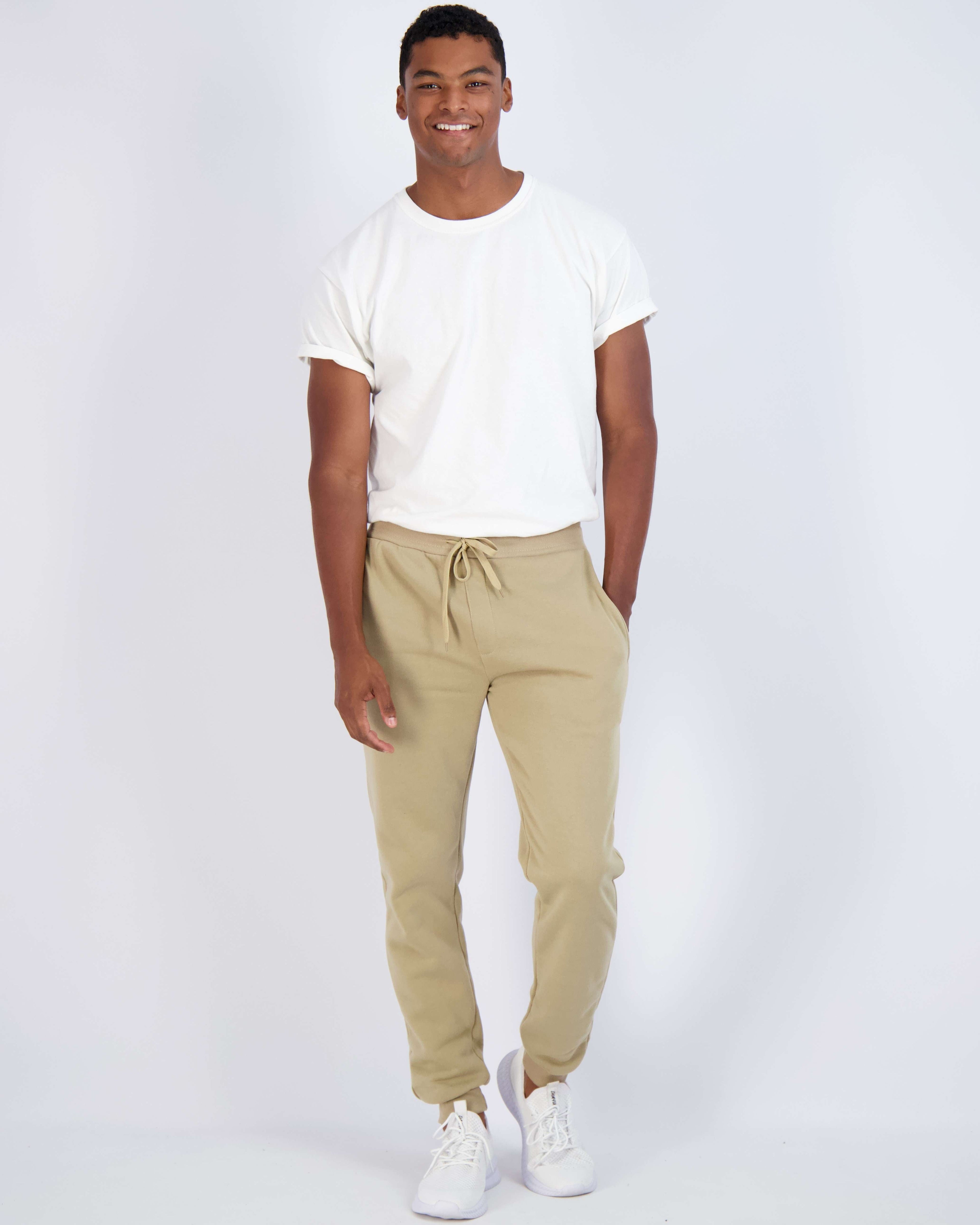 3 Pack: Mens Fleece Jogger Sweatpants