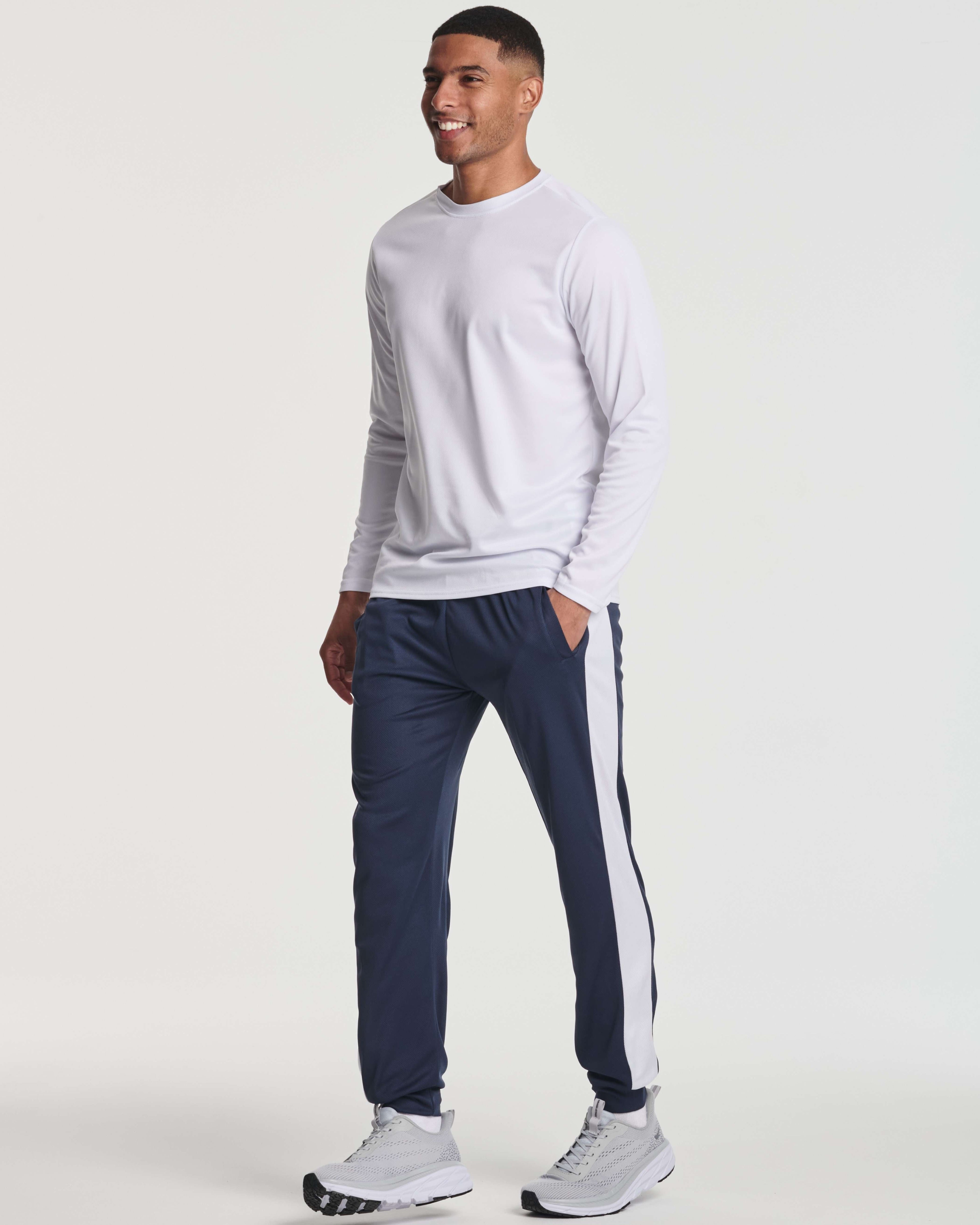 3 Pack: Mens Mesh Active Jogger Sweatpants