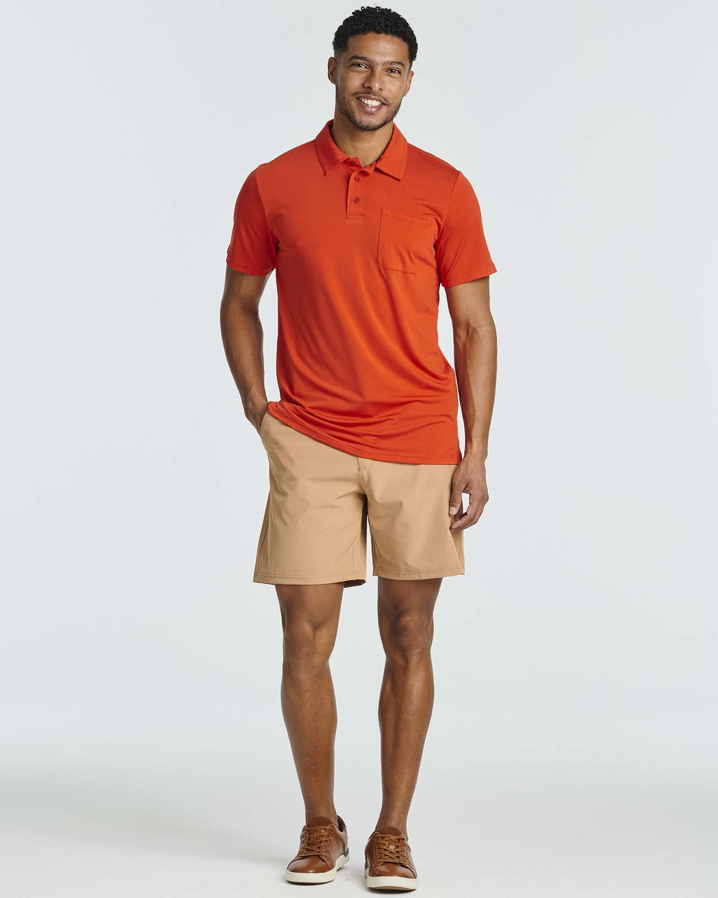 3 Pack: Men's Short Sleeve Pocket Polo Shirt (Available in Big & Tall)