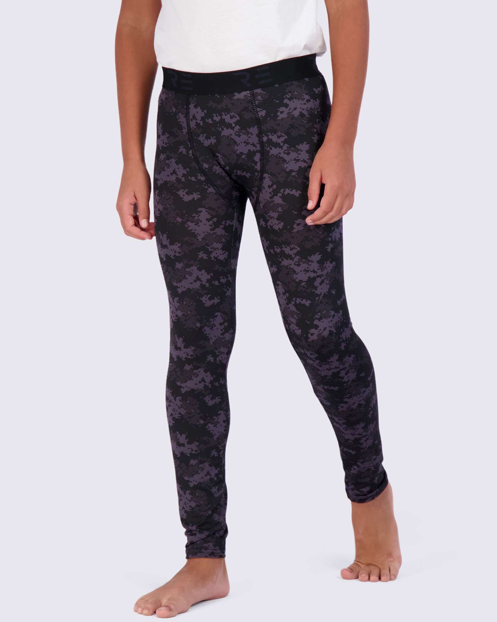 3 Pack: Boys Compression Pants Base Layer