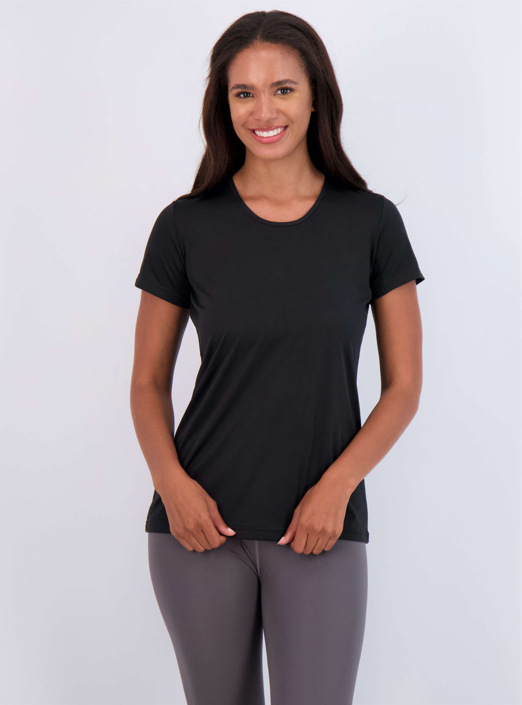 5 Pack: Womens Dry Fit Short-Sleeve Crew Neck Active T-Shirt