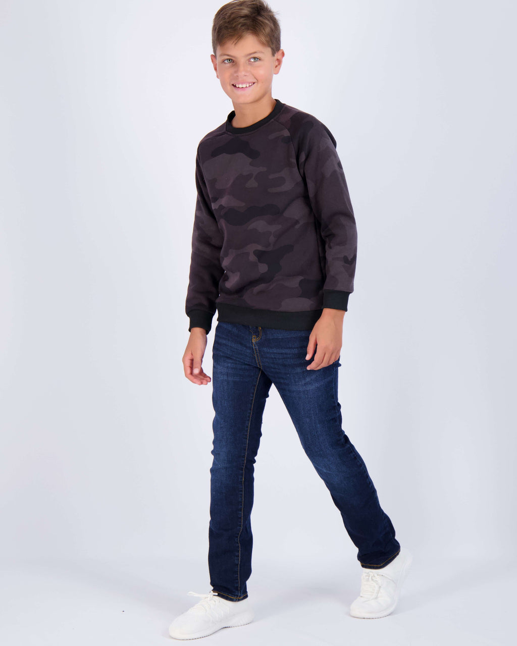3 Pack: Boys Fleece Crew-Neck Pullover Sweatshirt