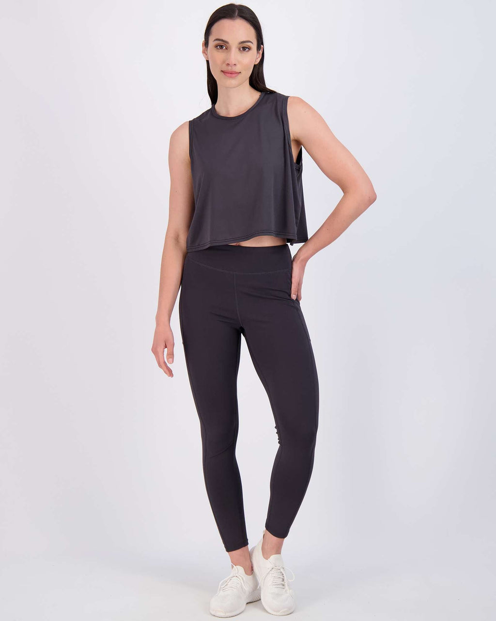 5 Pack: Women's Dry Fit Crop Tank Top