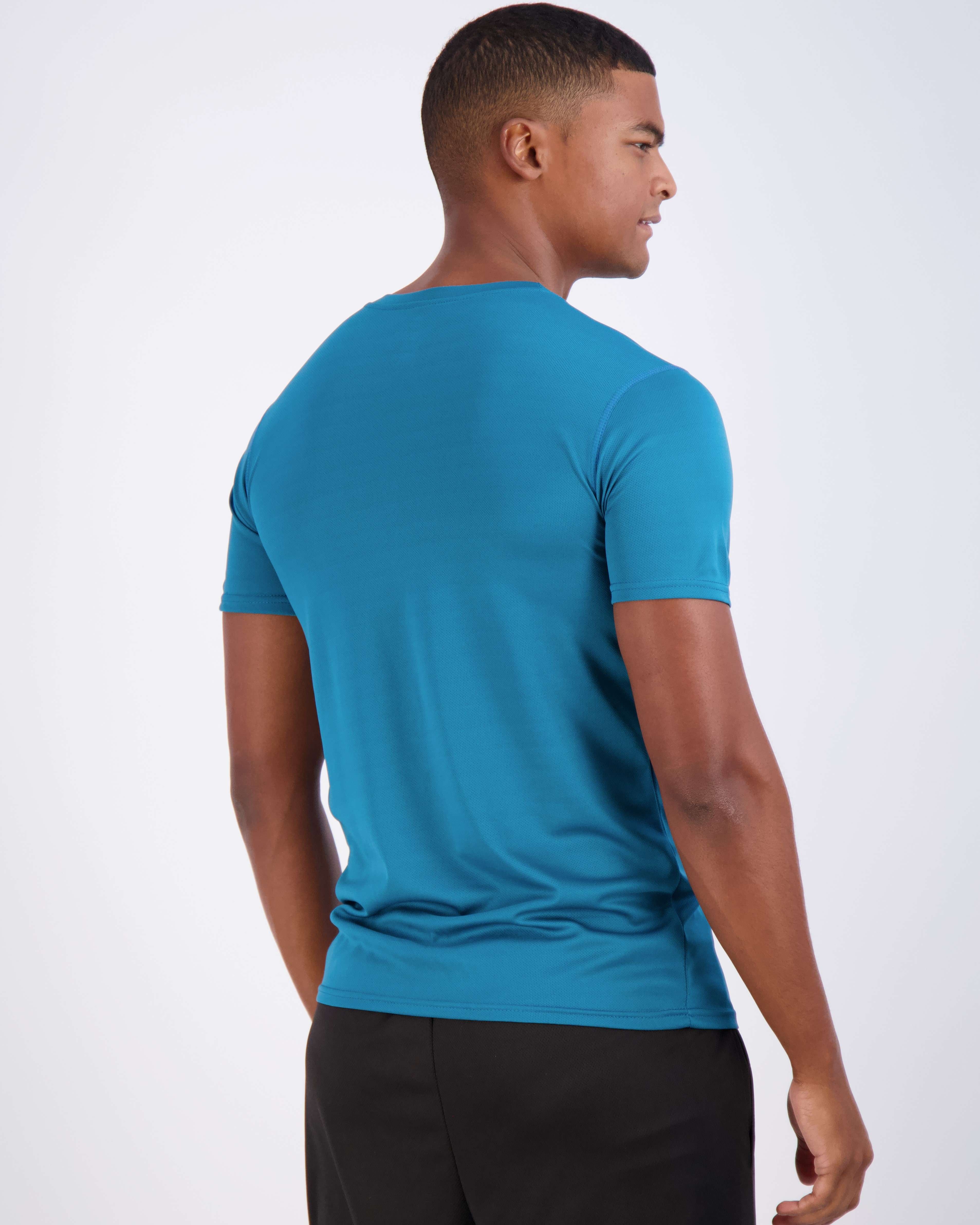 5 Pack: Mens V-Neck Mesh Active Short Sleeve T-Shirt (Available in Big & Tall)