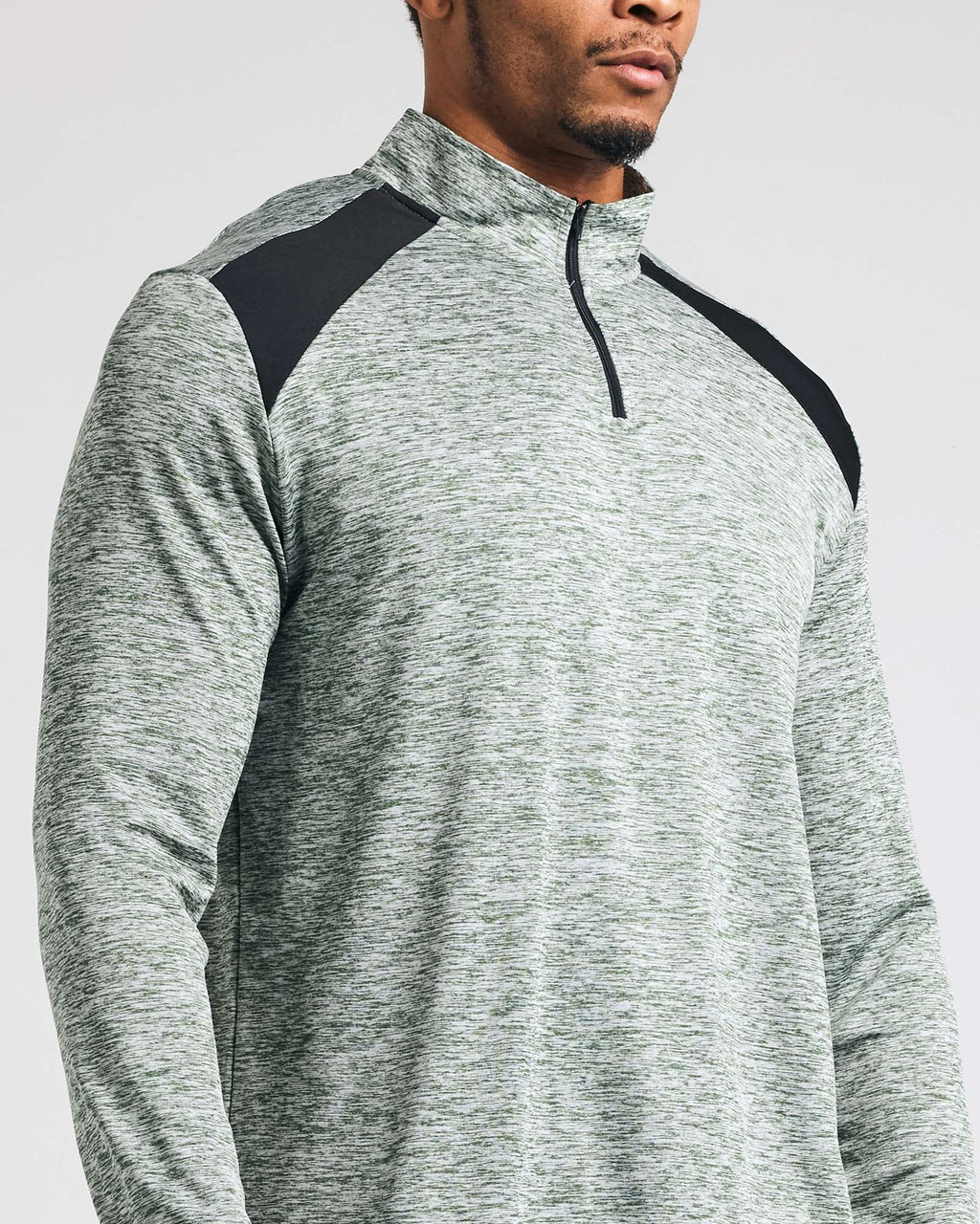 3 Pack: Mens Active Dry-Fit Quarter Zip Pullover