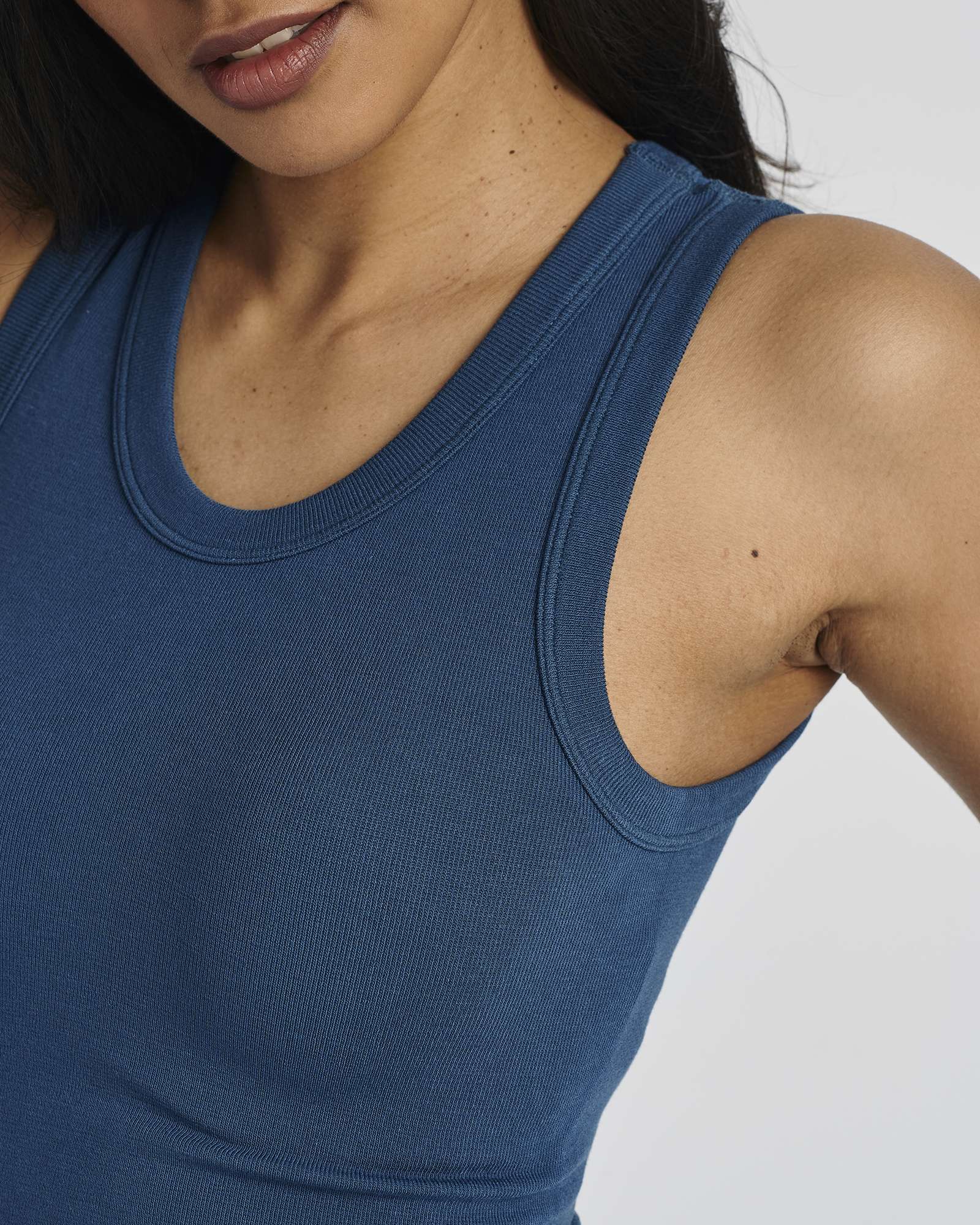 5 Pack: Women's Seamless Ribbed Cropped Tank Top