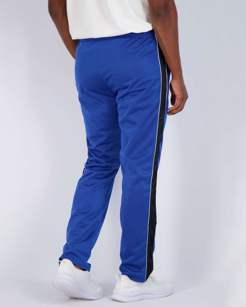 3 Pack: Mens Active Athletic Casual Tricot Open Bottom Sweatpants with Pockets (Available in Big & Tall)
