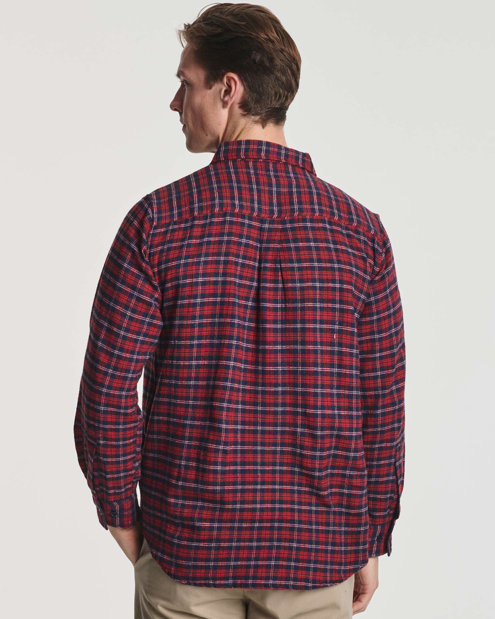 3 Pack: Men's Long-Sleeve Flannel Shirt