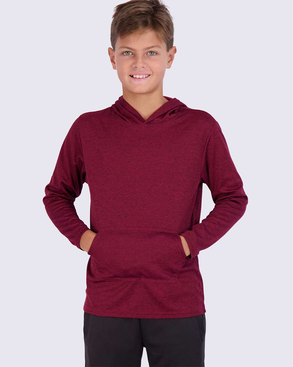 3 Pack: Boys Mesh Long Sleeve Pullover Hoodie Active Sweatshirt