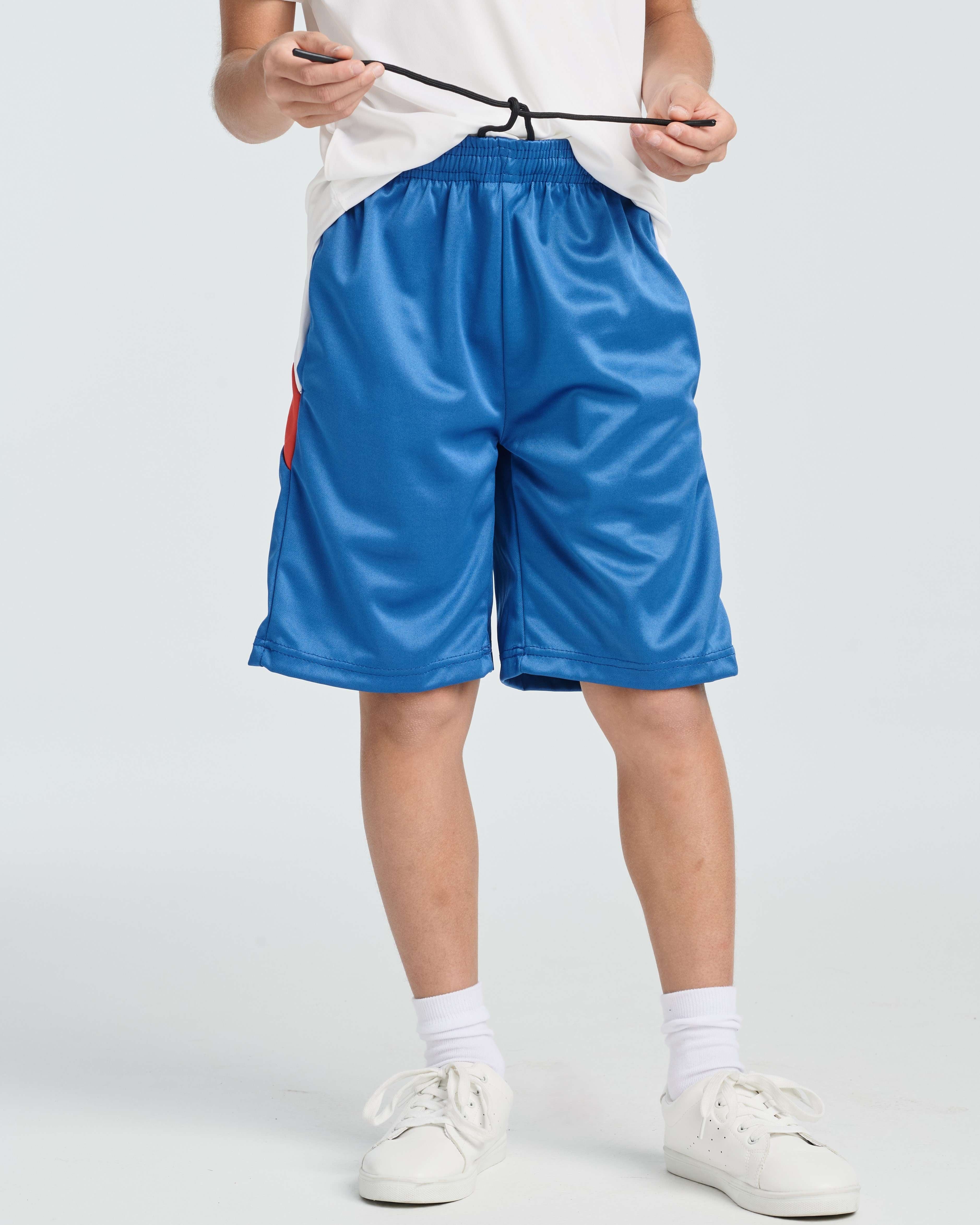 5 Pack: Boys' Athletic Basketball Shorts