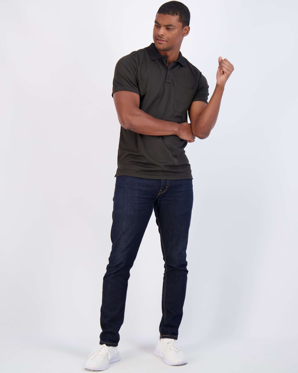 3 Pack: Men's Big & Tall Short Sleeve Dry-Fit Polo Shirt