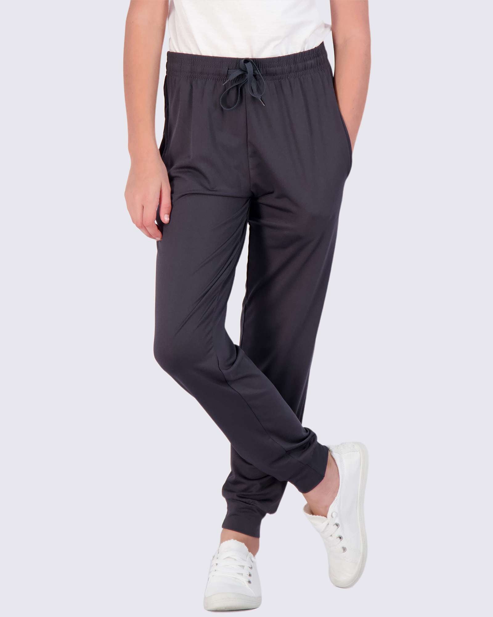 3 Pack: Girls Dry-Fit Active Jogger Sweatpants