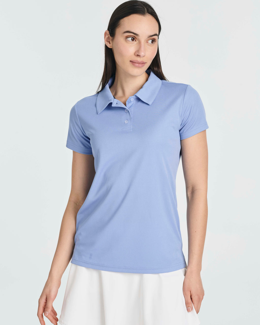 3 Pack: Womens Short Sleeve Dry-Fit Performance Polo Shirt (Available In Plus Size)