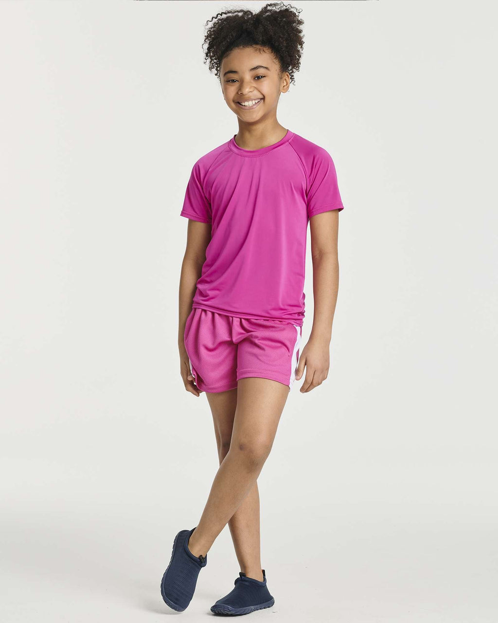 5 Pack: Girls' Short Sleeve UPF Rashguard Shirt