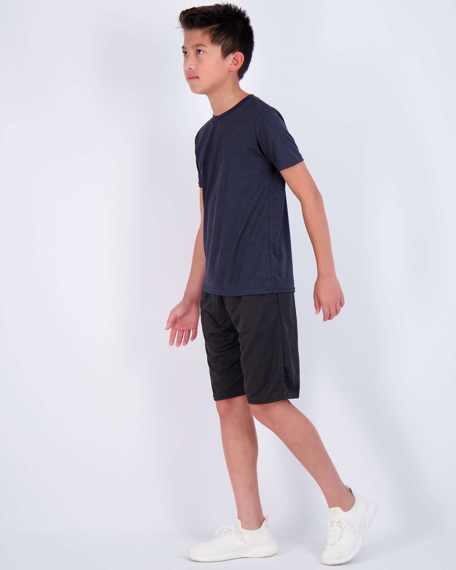 5 Pack: Boys Mesh Active Short-Sleeve T-Shirt