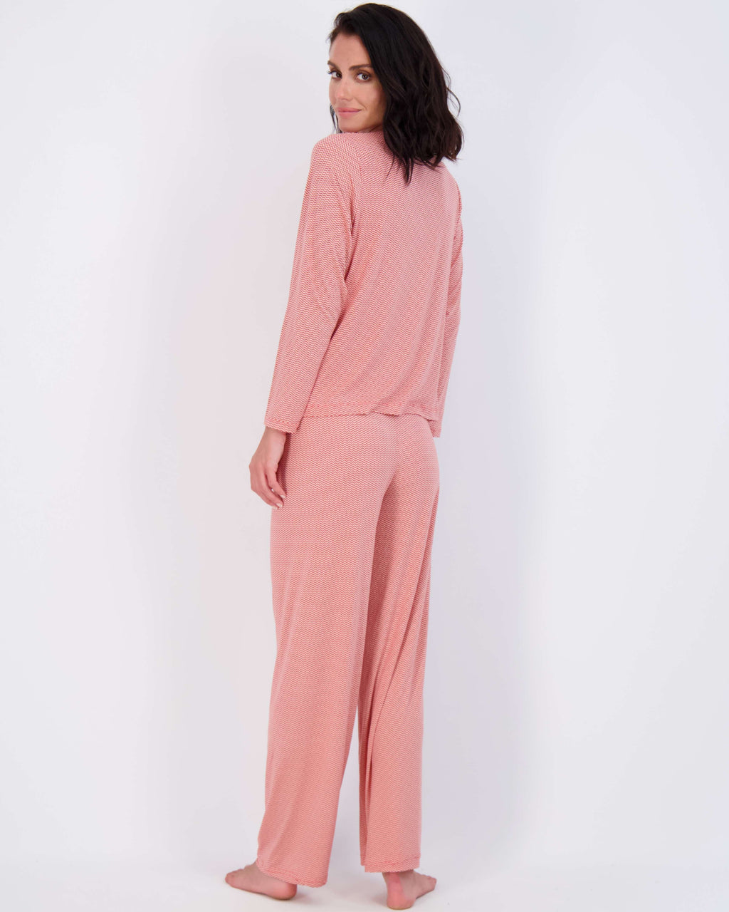 2 Pack: Women’s Pajama Set Super-Soft Long Sleeve Top With Pants