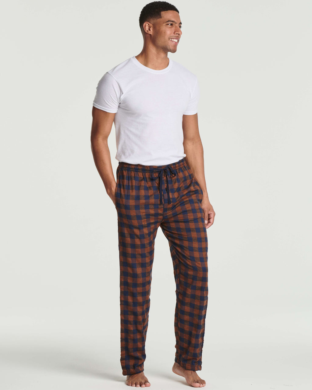 3 Pack: Mens Flannel Plaid Pajama Pants