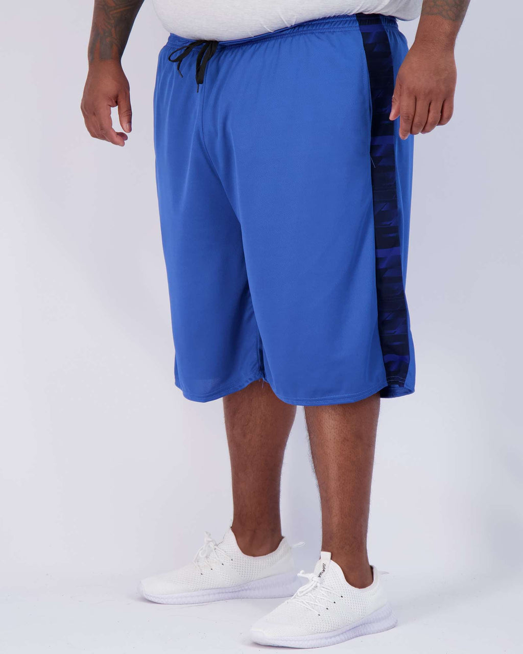 5 Pack: Mens Mesh Active Basketball Shorts (3X-5X)