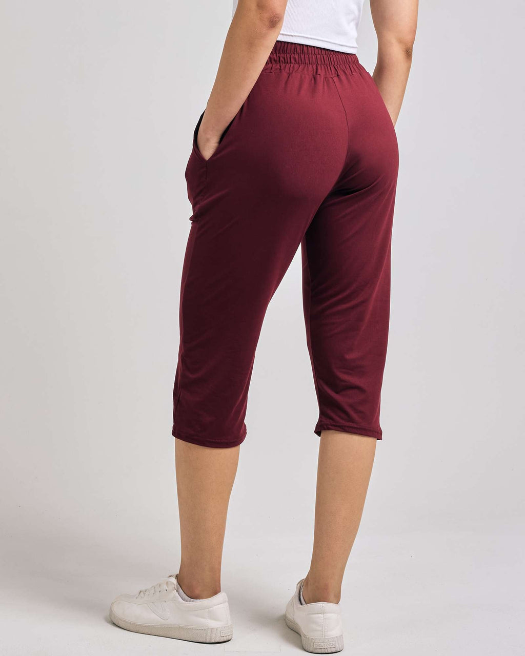 3 Pack: Women's Capri Open Bottom Sweatpants