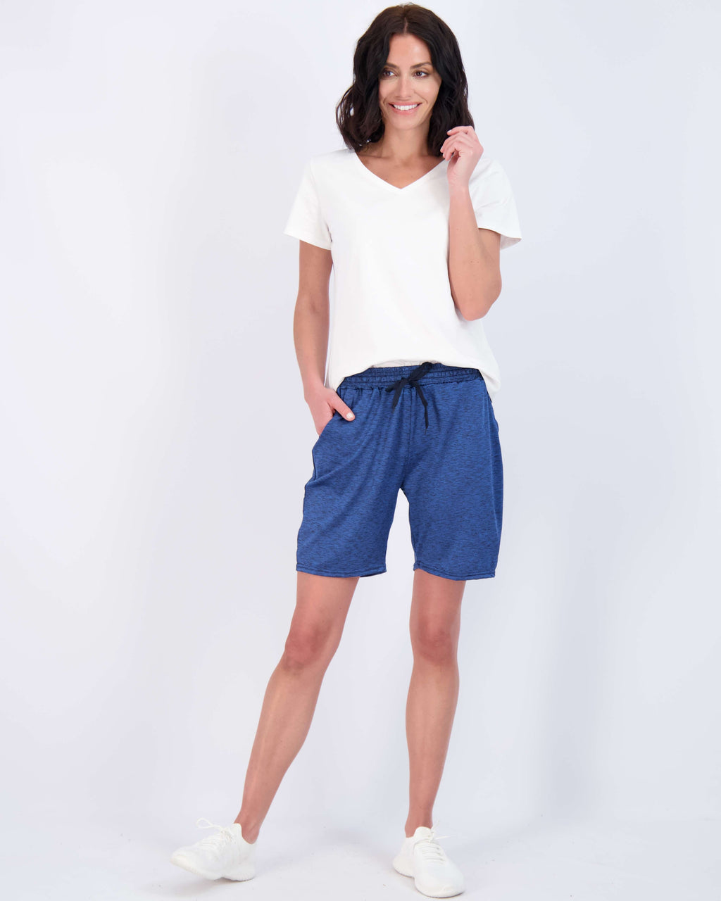 4 Pack: Womens Dry-Fit 7" Bermuda Shorts