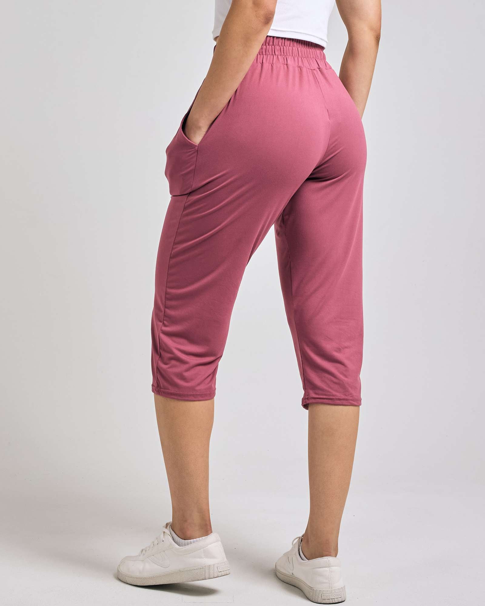 3 Pack: Women's Capri Open Bottom Sweatpants