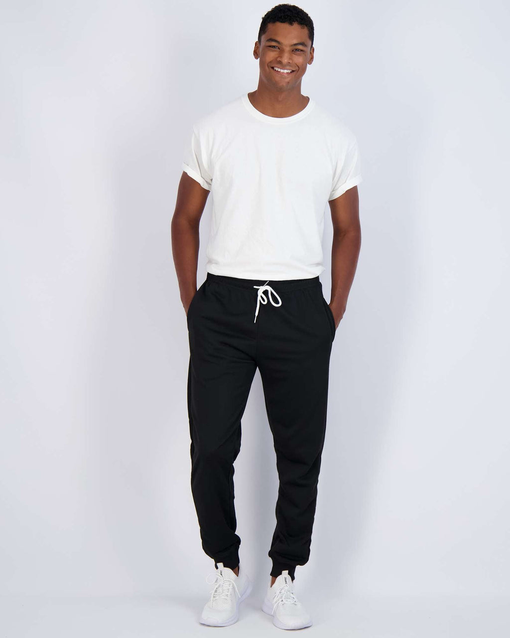 3 Pack: Mens French Terry Casual Jogger Sweatpants