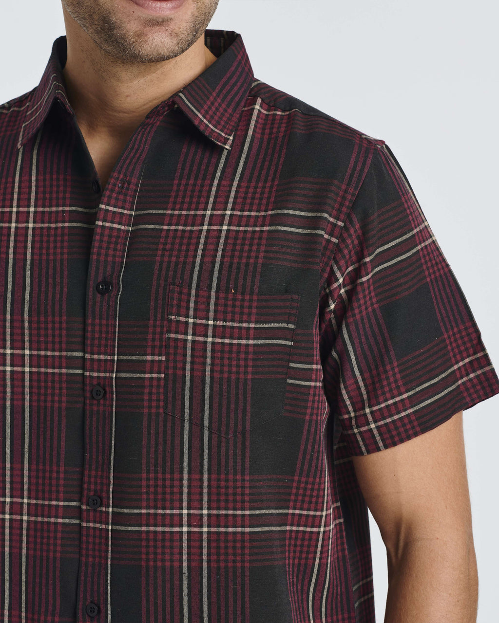 3 Pack: Men's Regular-Fit Short Sleeve Woven Shirt
