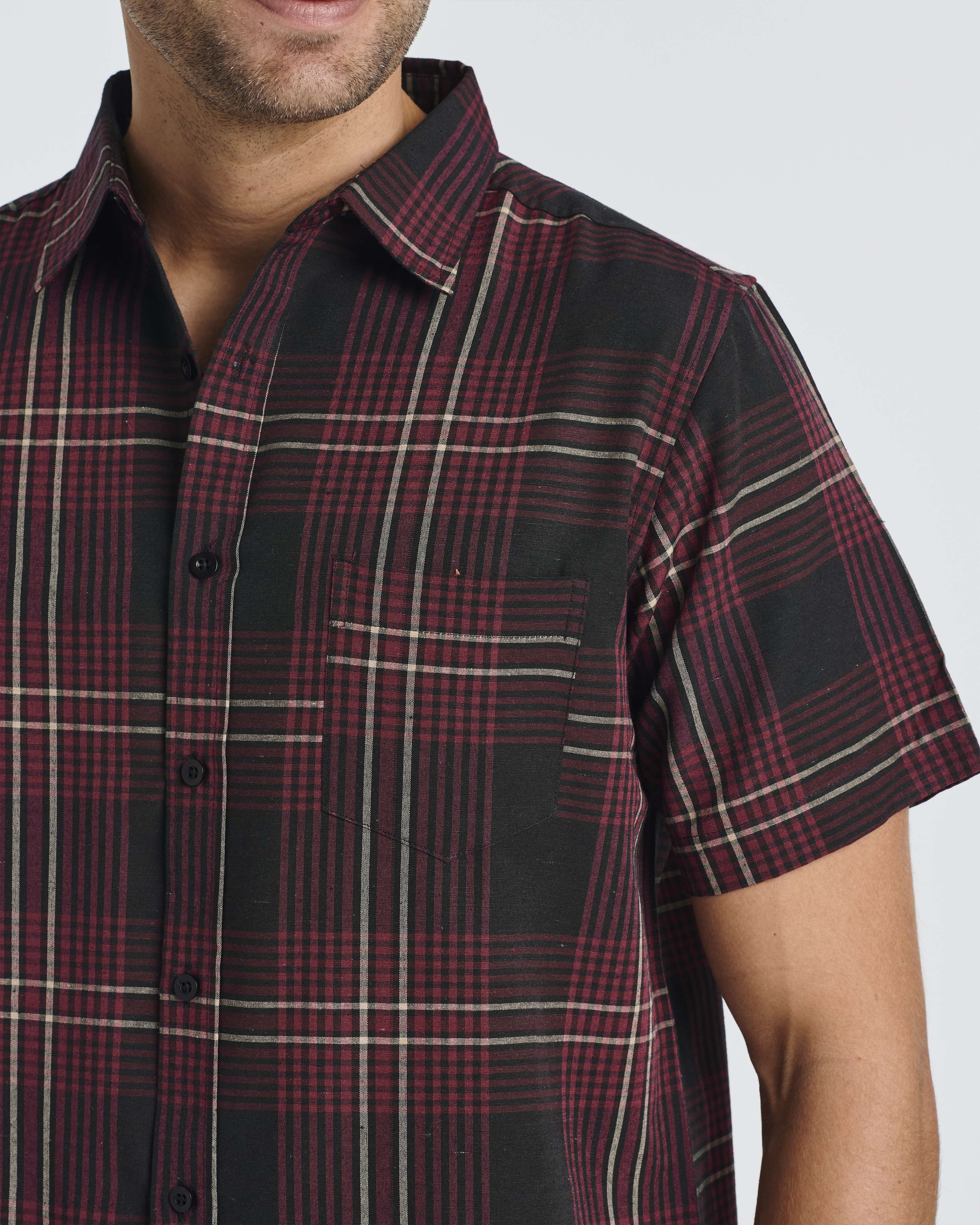 3 Pack: Men's Regular-Fit Short Sleeve Woven Shirt