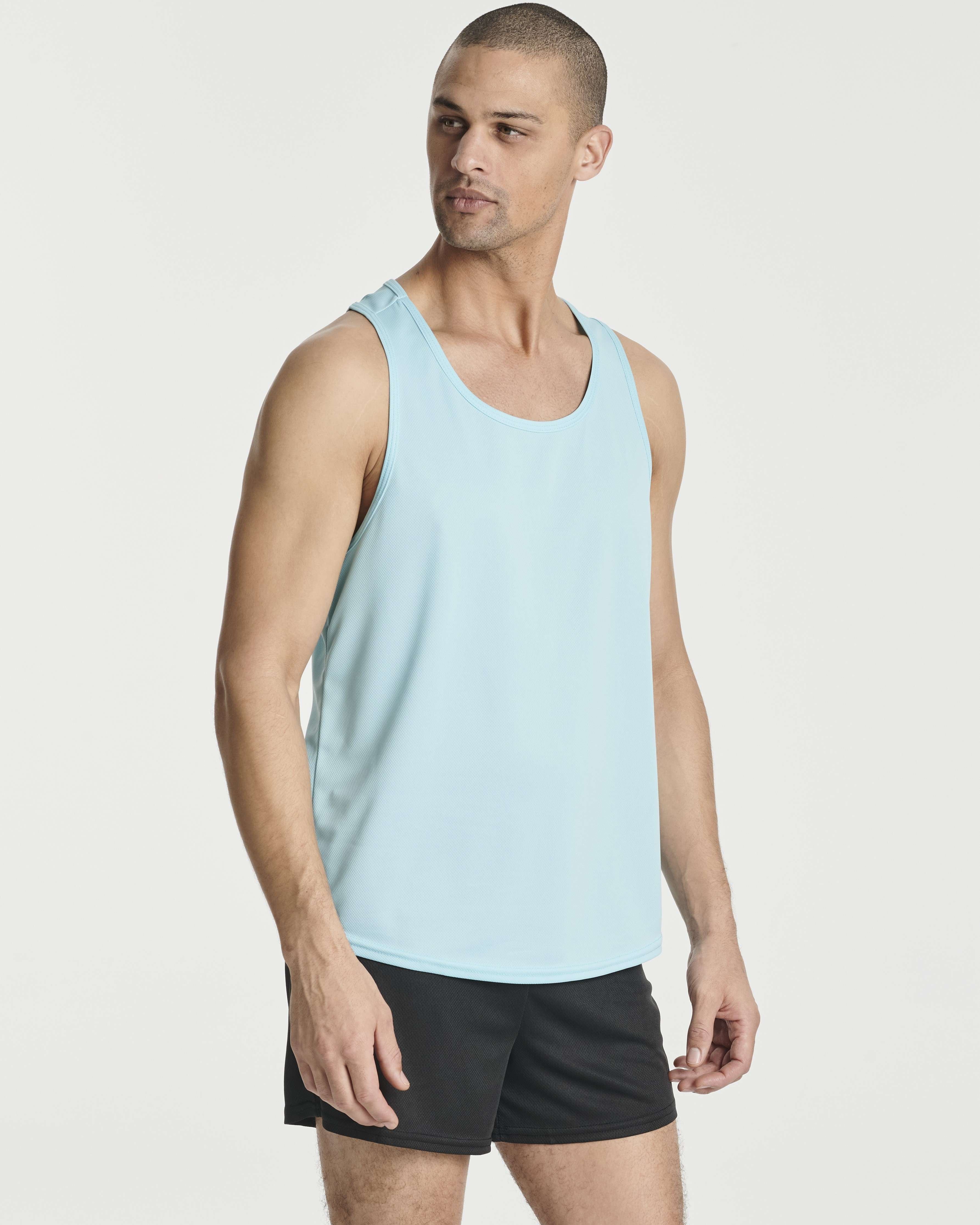 5 Pack: Men's Mesh Y-Back Muscle Tank Top (Available in Big & Tall)