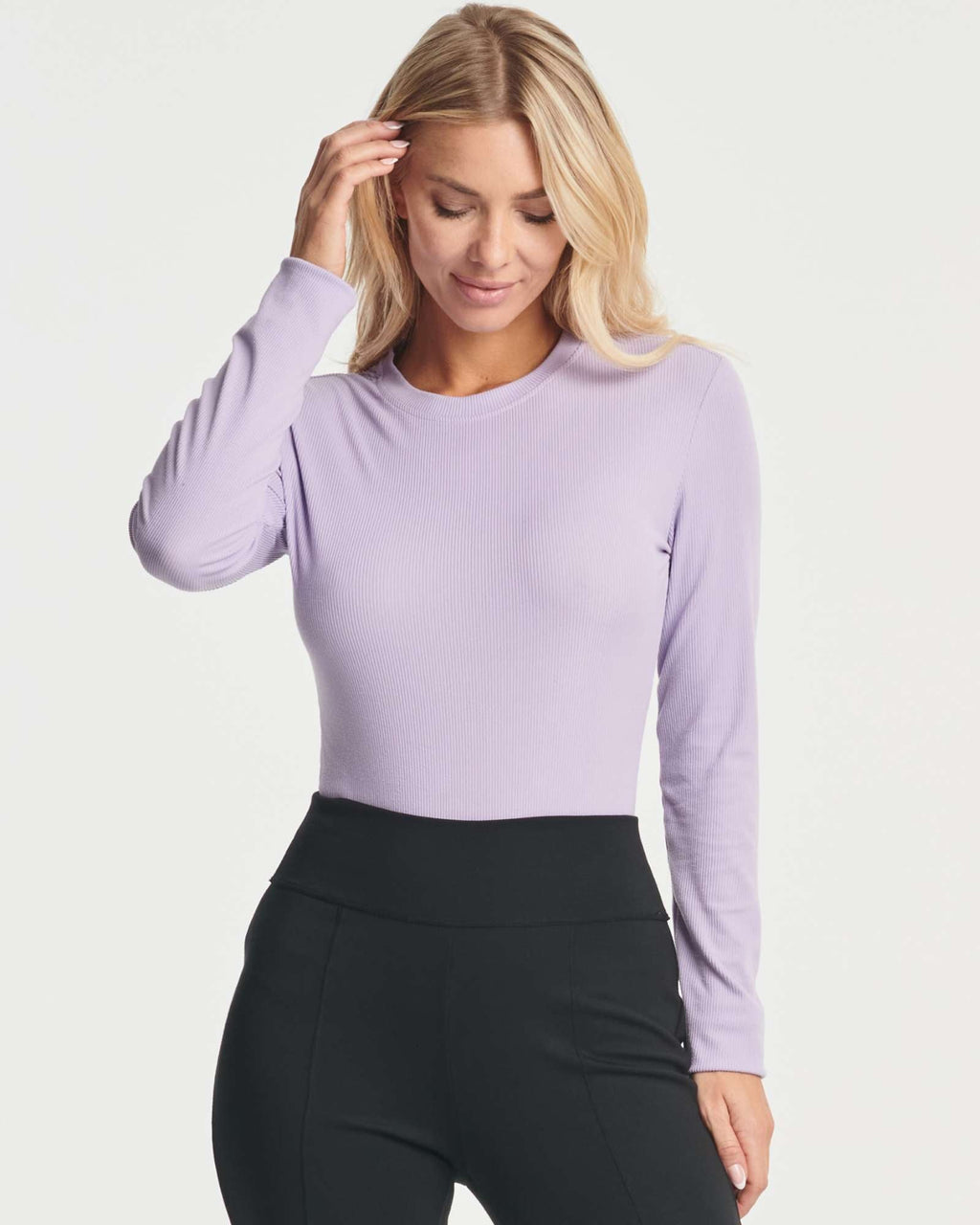 3 Pack: Women's Long Sleeve Ribbed Bodysuit
