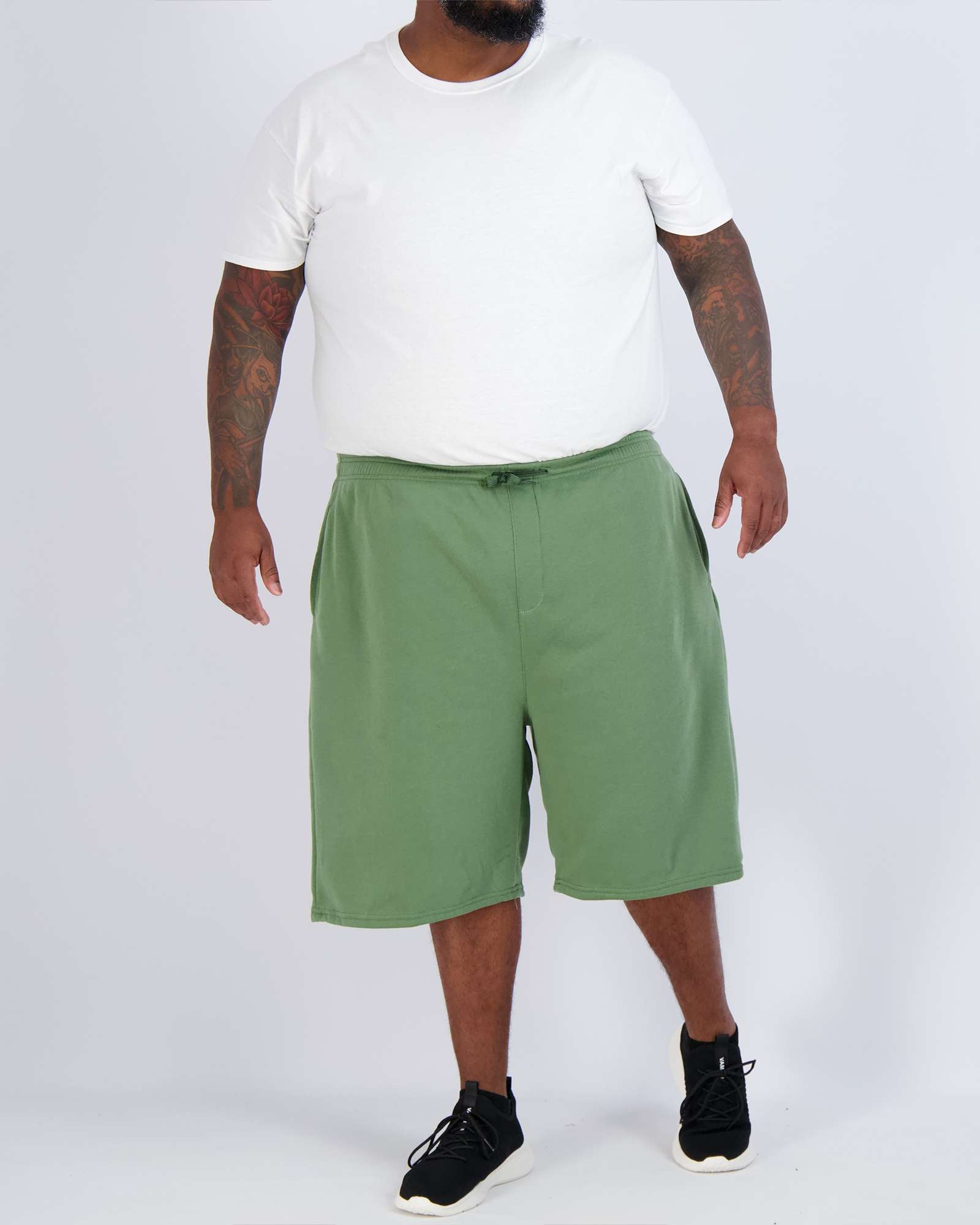 3 Pack: Mens 9" Fleece Casual Lounge Shorts