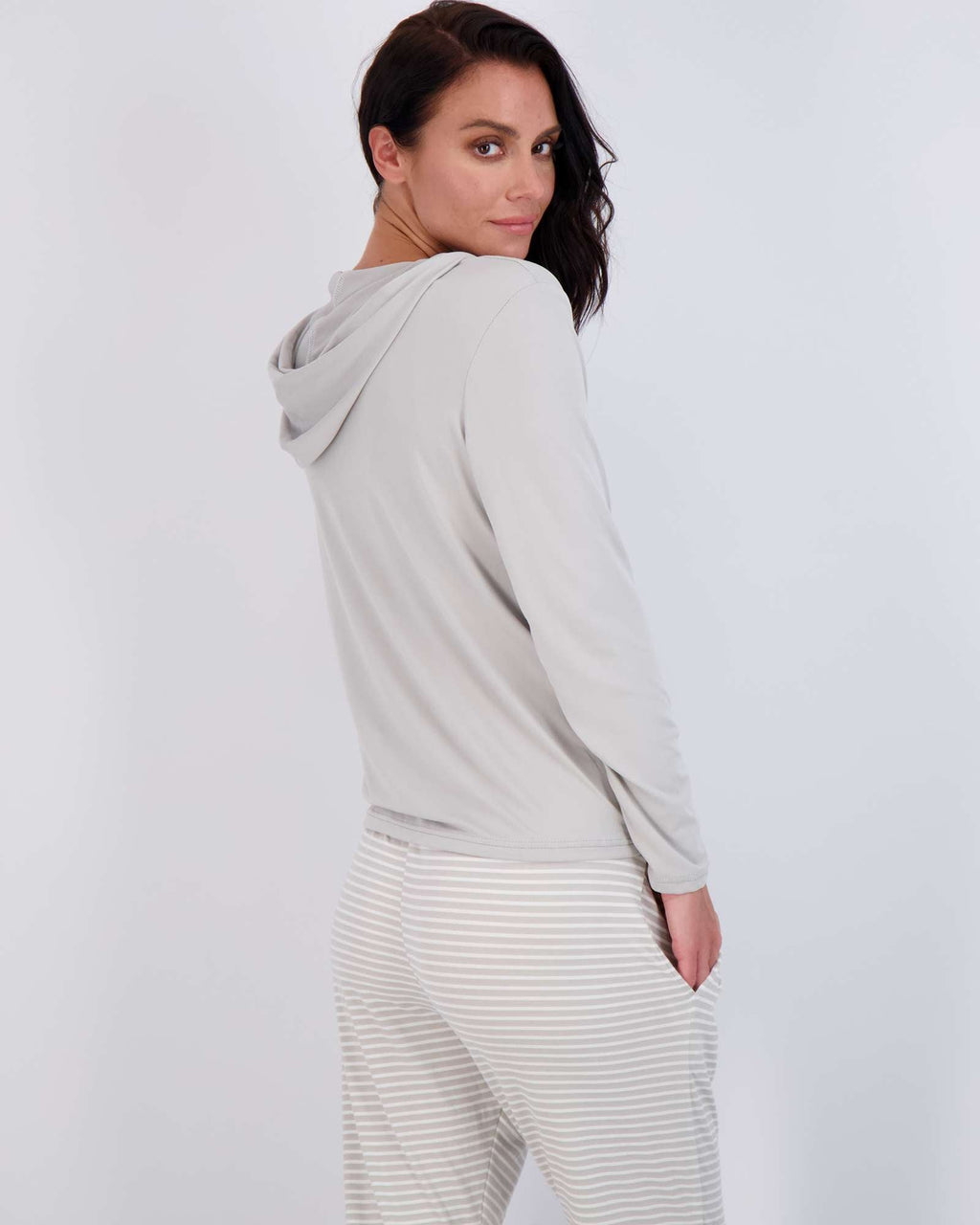 4 Piece: Womens Long Sleeve Henley & Jogger Lounge Pajama Set
