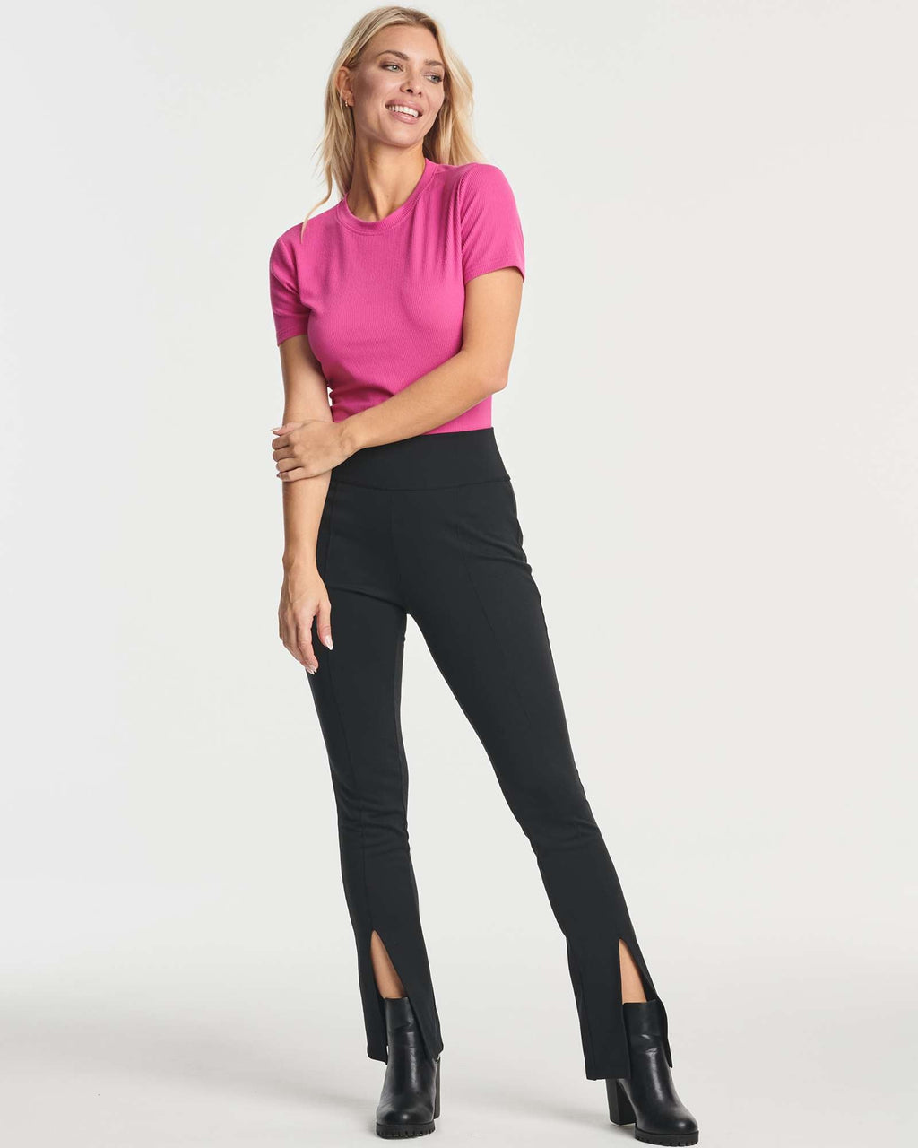 3 Pack: Women's Round Neck Short Sleeve Ribbed Shapewear Bodysuit Shirt Tops (Available in Plus Size)