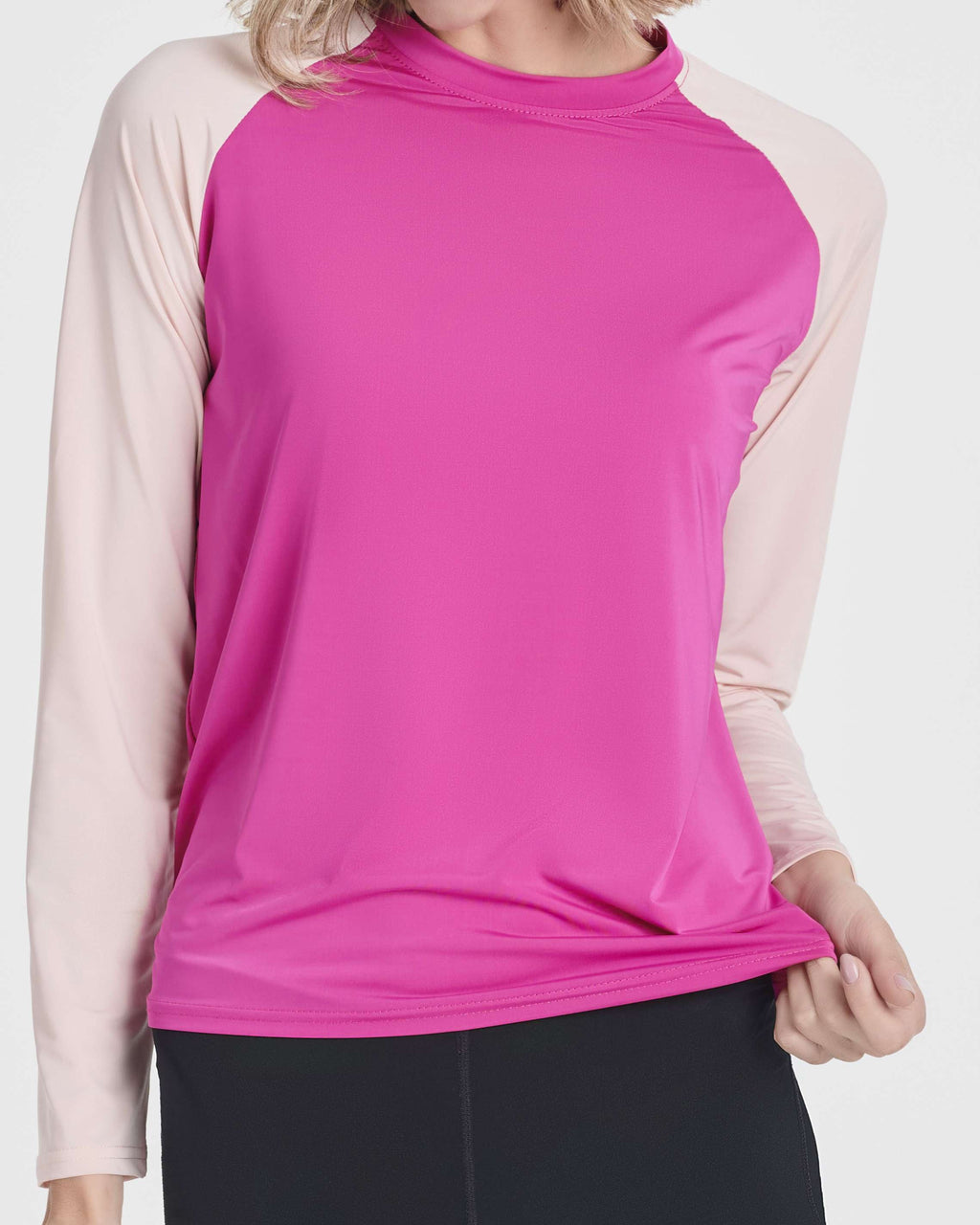 4 Pack: Women's Long Sleeve Rash Guard Shirt Swimwear UPF Sun Protection (Available In Plus Size)