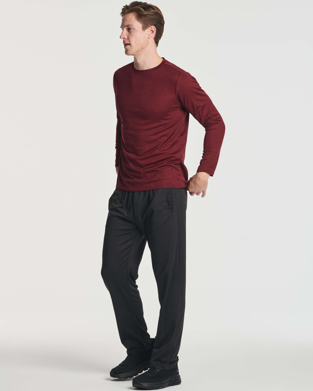 5 Pack: Men's Mesh Quick Dry Athletic Long Sleeve T-Shirt  UPF SPF UV Sun (Available in Big & Tall)