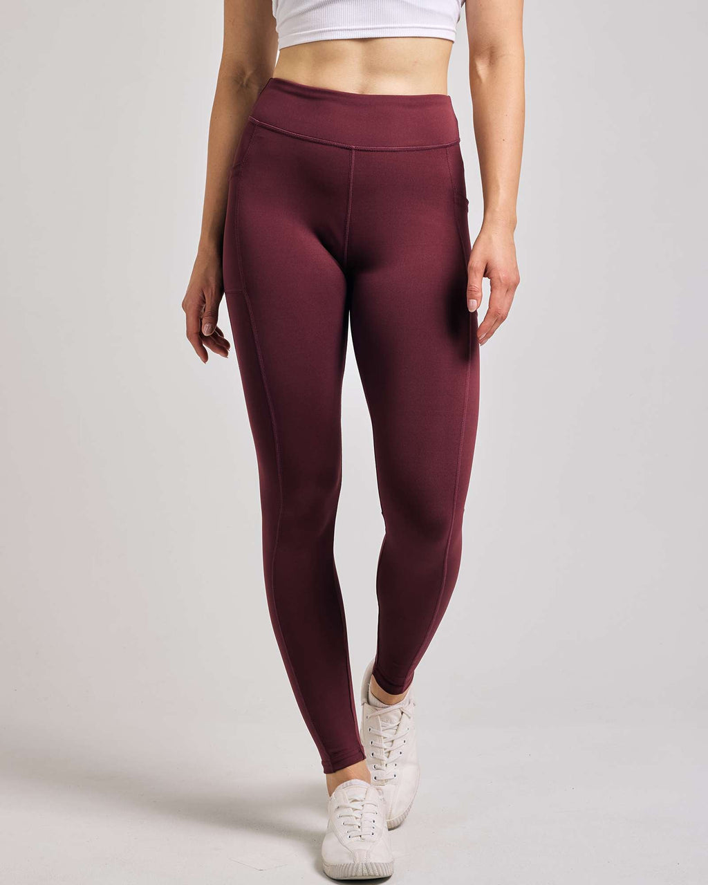 4 Pack: Women's Full Length Fitted Athletic Yoga Performance Leggings with Pockets