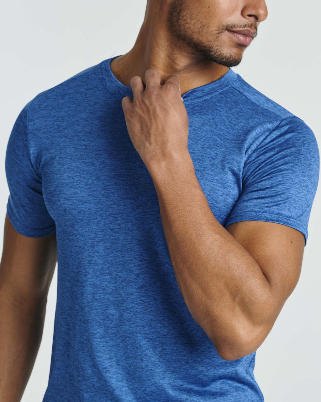5 Pack: Mens Dry-Fit Active Crew Neck T-Shirt