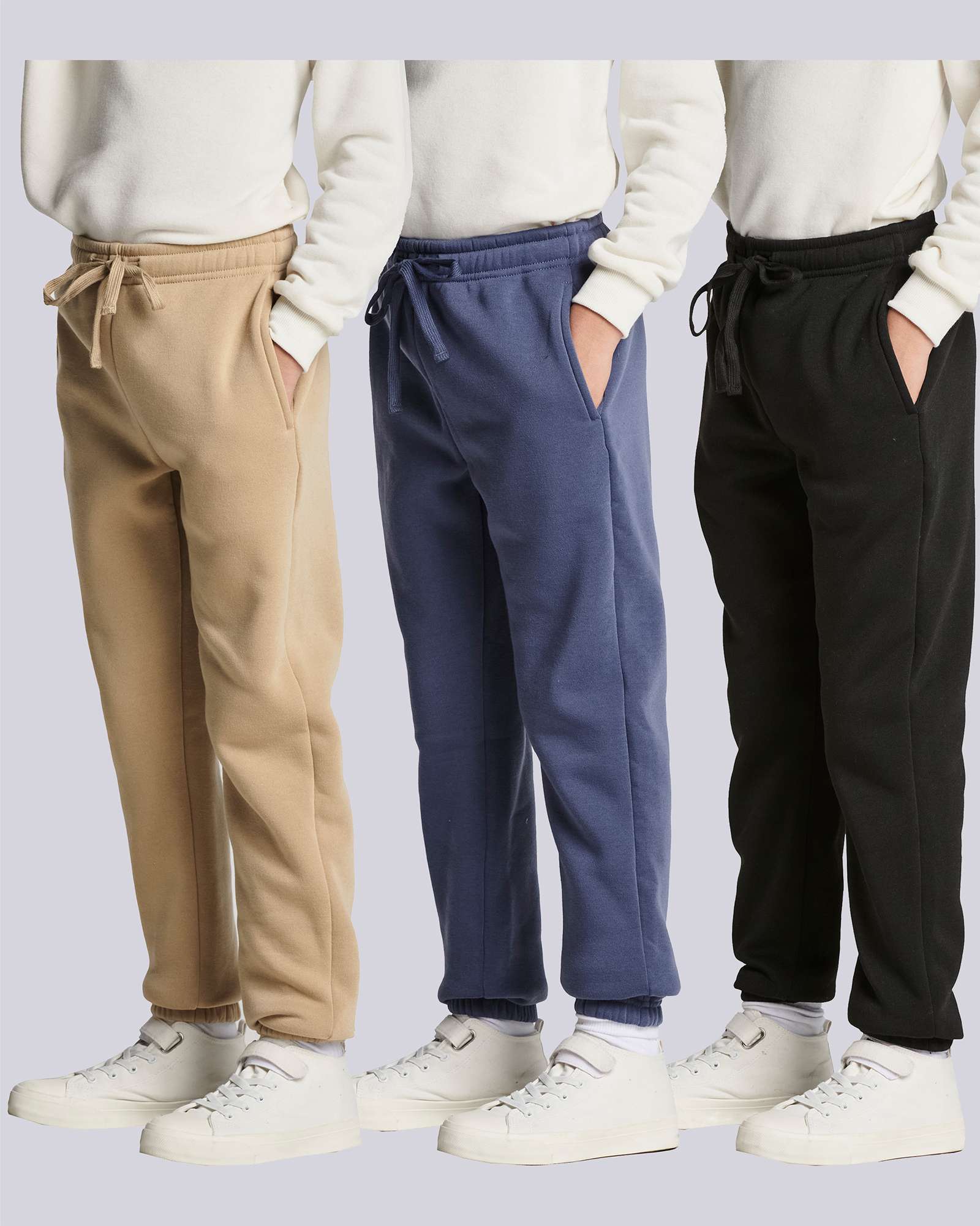 3 Pack: Boys' Tech Fleece Jogger Sweatpants