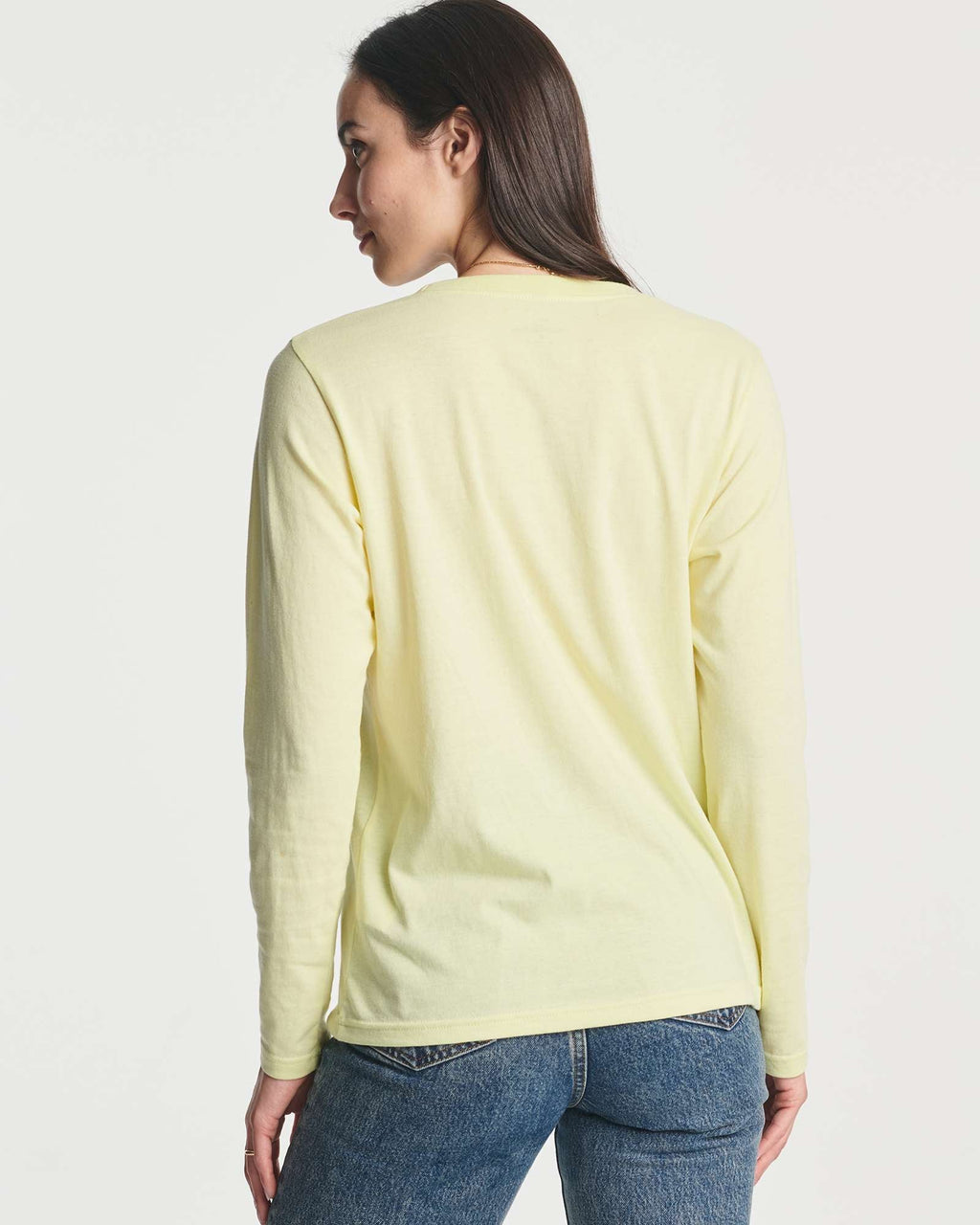4 Pack: Women's Cotton Classic-Fit Long-Sleeve Crewneck T-Shirt (Available in Plus Size)