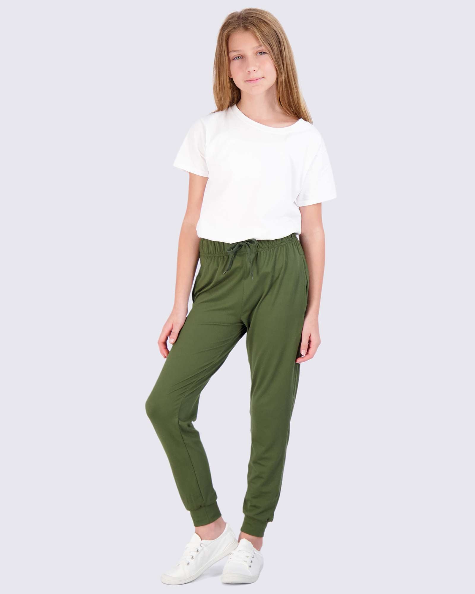 3 Pack: Girls Super-Soft Lounge Jogger Sweatpants