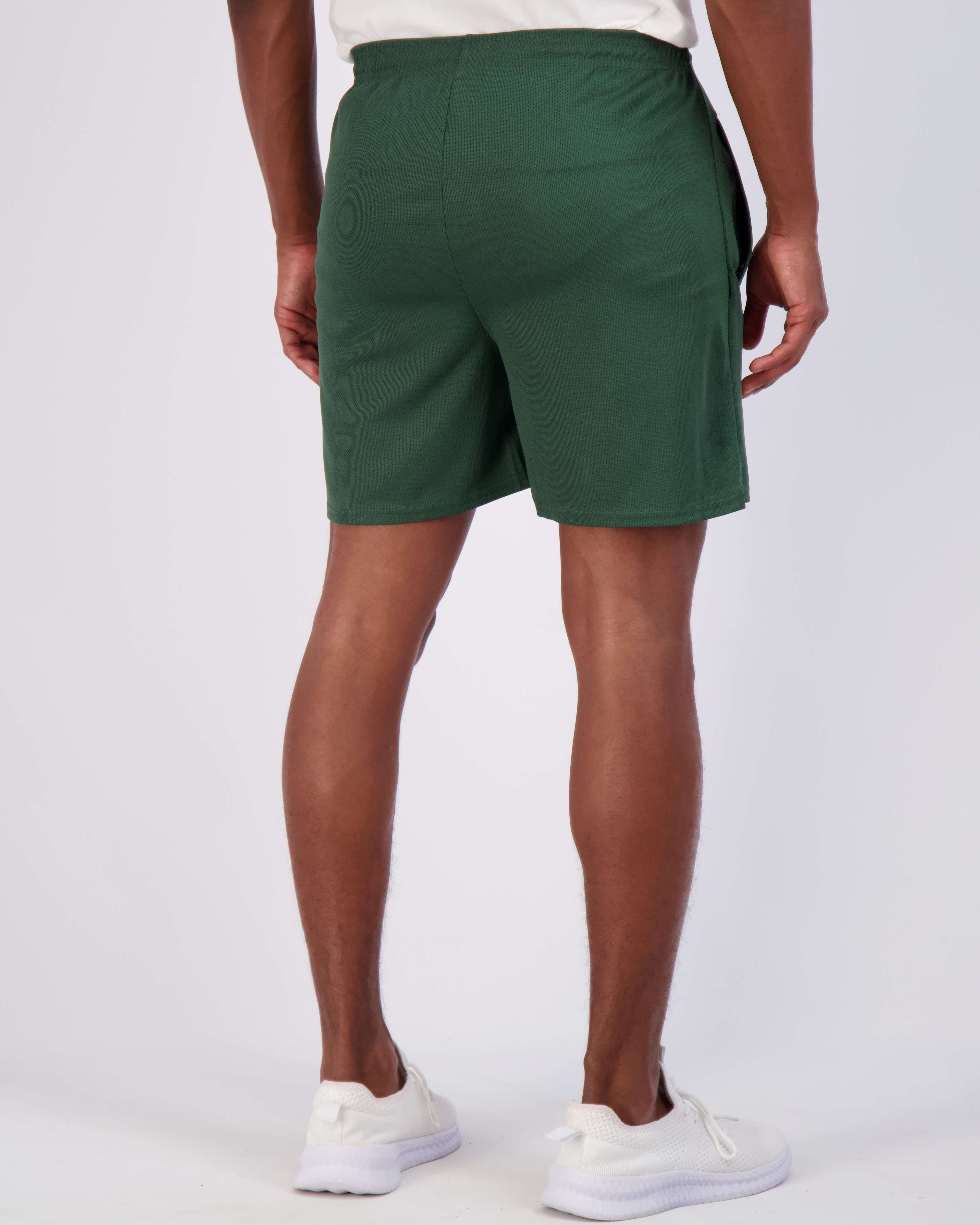 4 Pack: Men's 5" Mesh Running Shorts with Zipper Pockets
