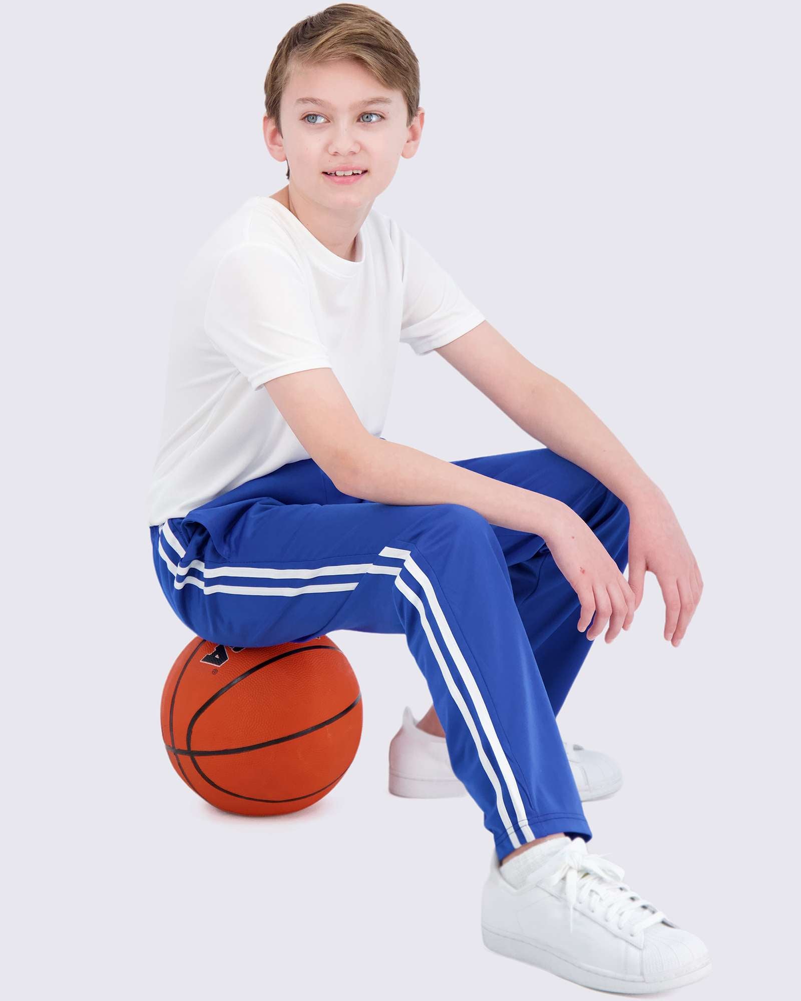 3 Pack: Boys Tricot Open Bottom Fleece-Lined Sweatpants