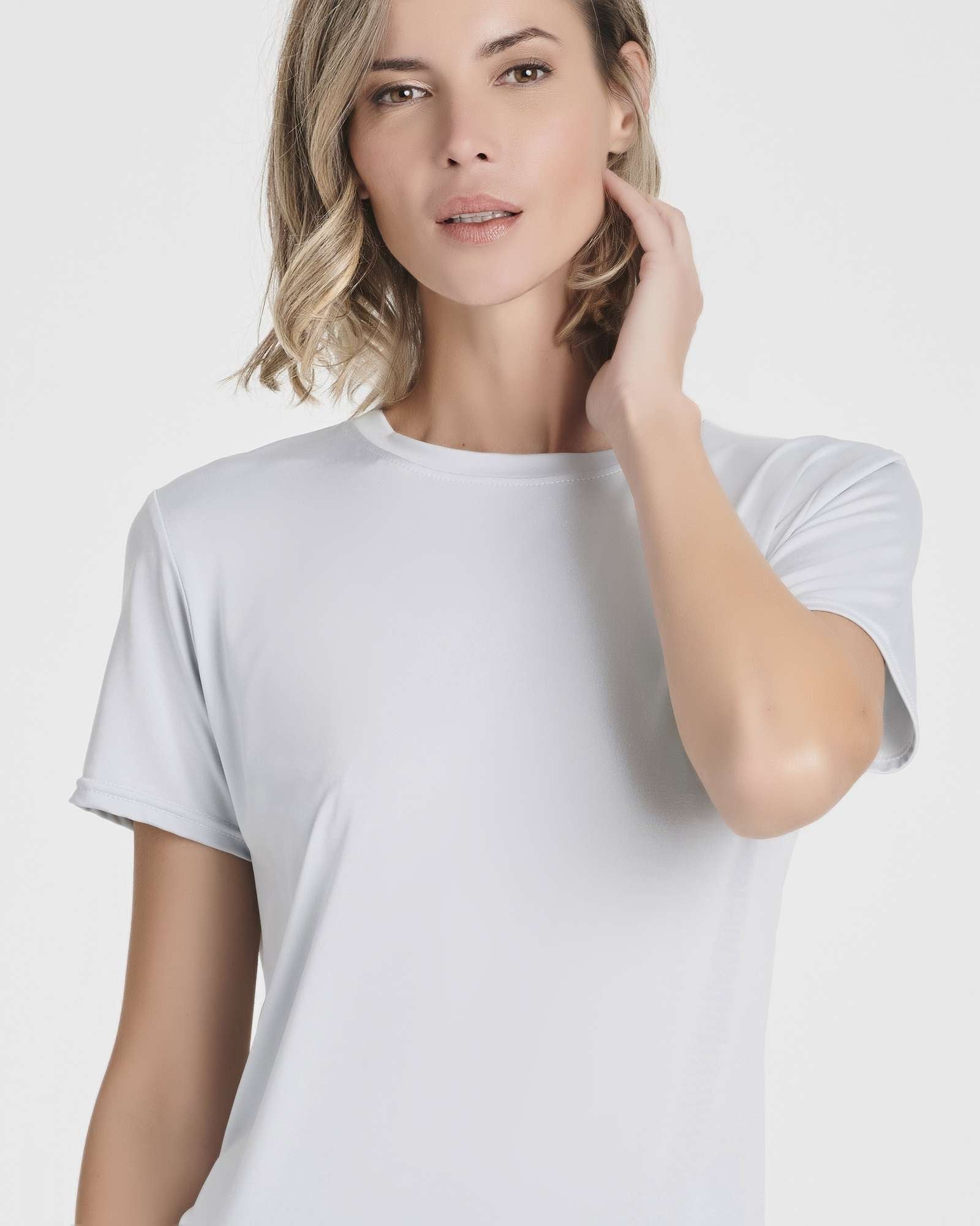 5 Pack: Women's Short Sleeve Open Back Tie Back Dry-Fit T-Shirt