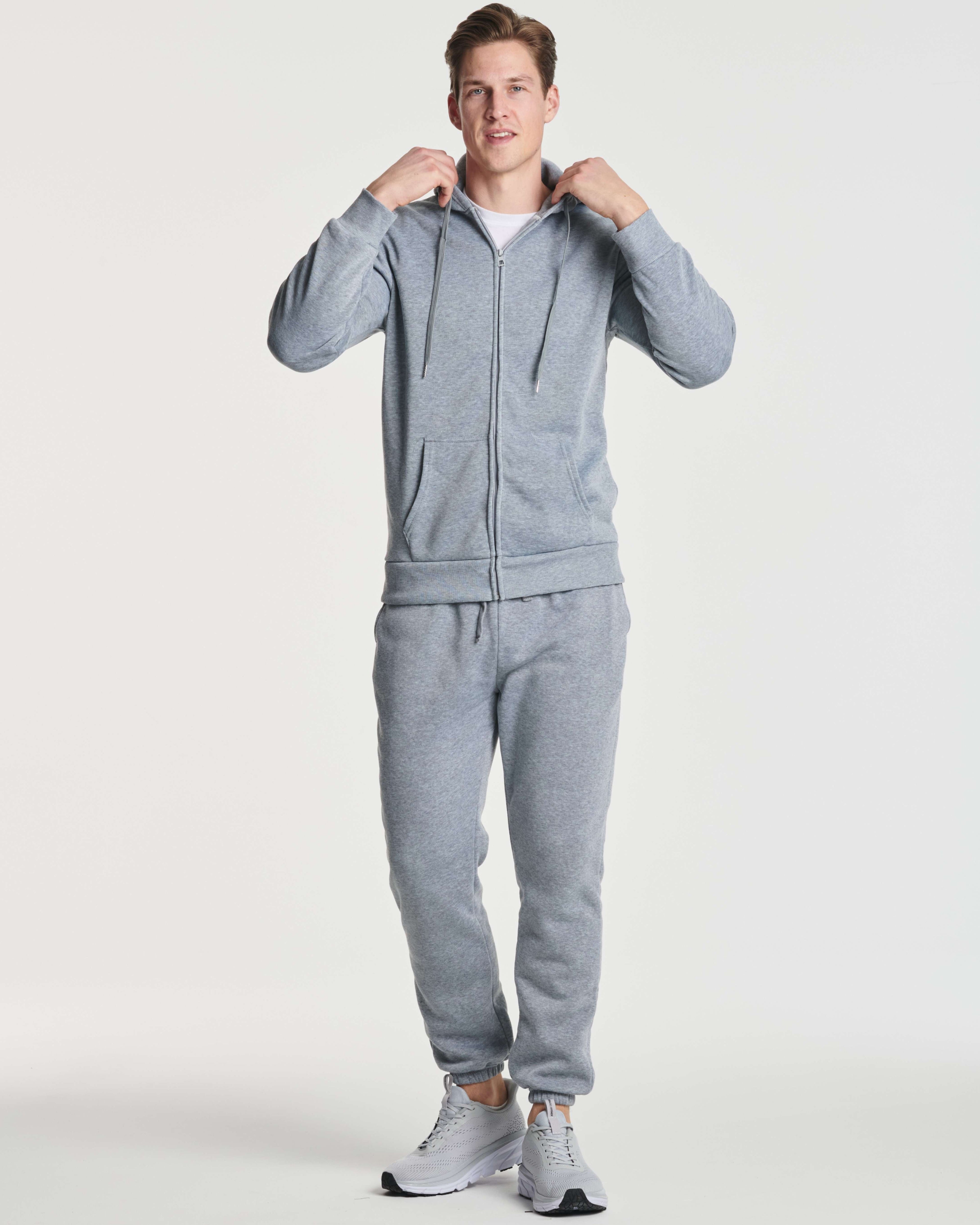 3 Pack: Men's Fleece Jogger Sweatpants (Available in Big & Tall)