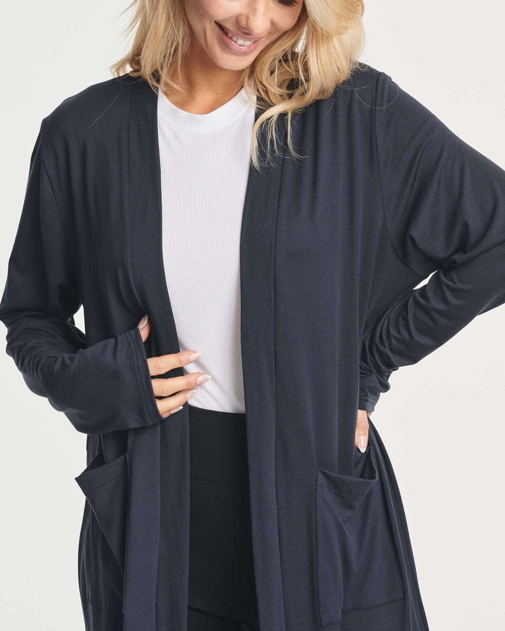 3 Pack: Women's Long Sleeve Open-Front Cardigan