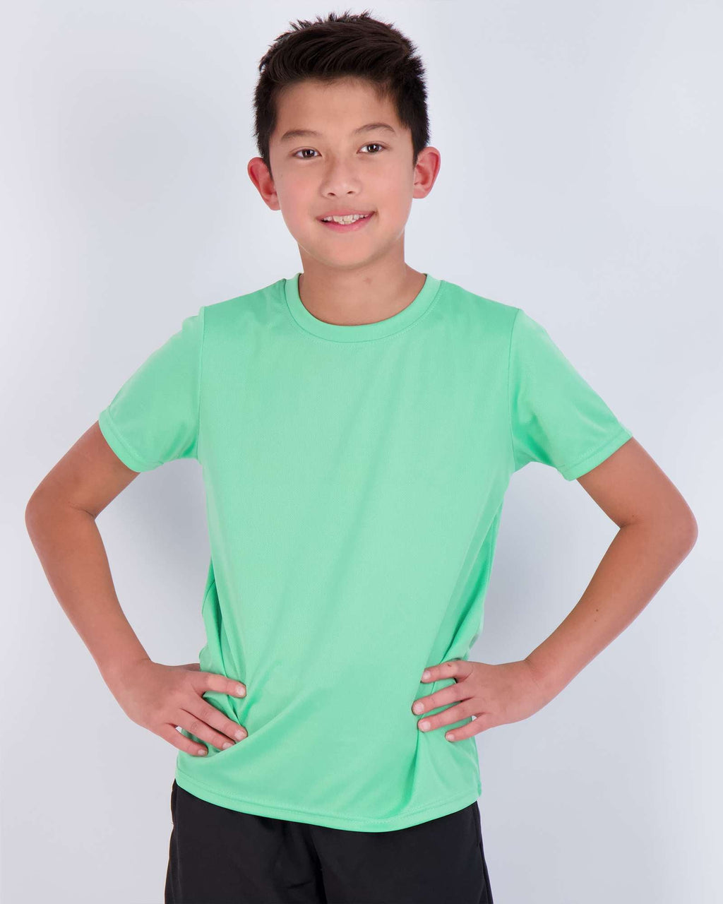 5 Pack: Boys Mesh Active Short-Sleeve T-Shirt