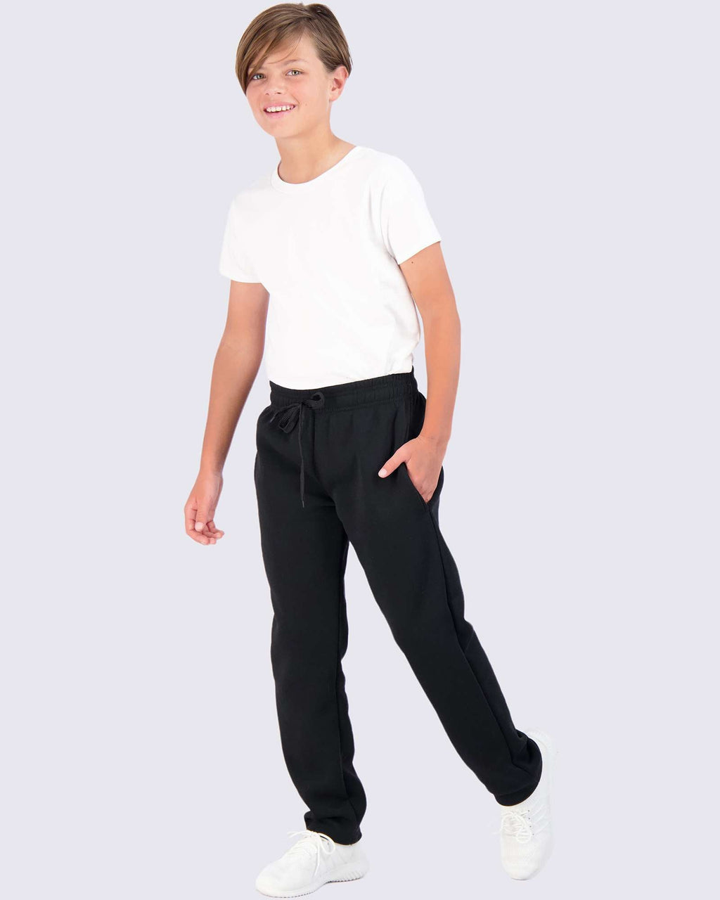 3 Pack: Boys Fleece Open Bottom Sweatpants