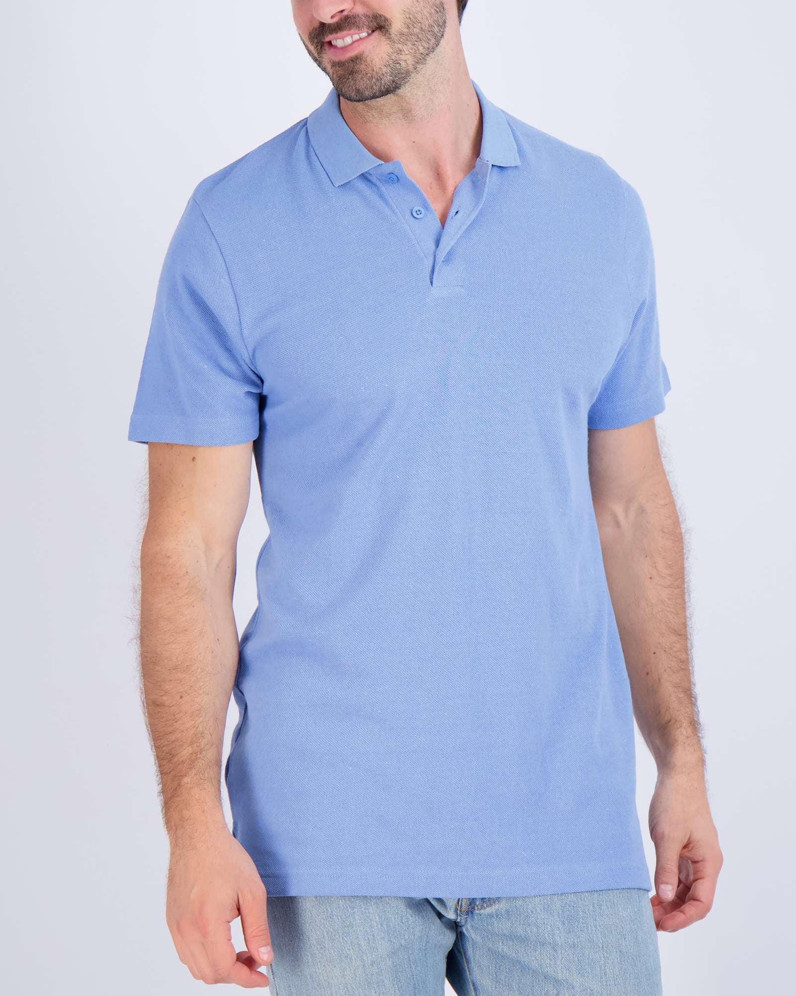 4 Pack: Men's Cotton Pique Short Sleeve Polo Shirt - Performance Polo (Available In Big & Tall)