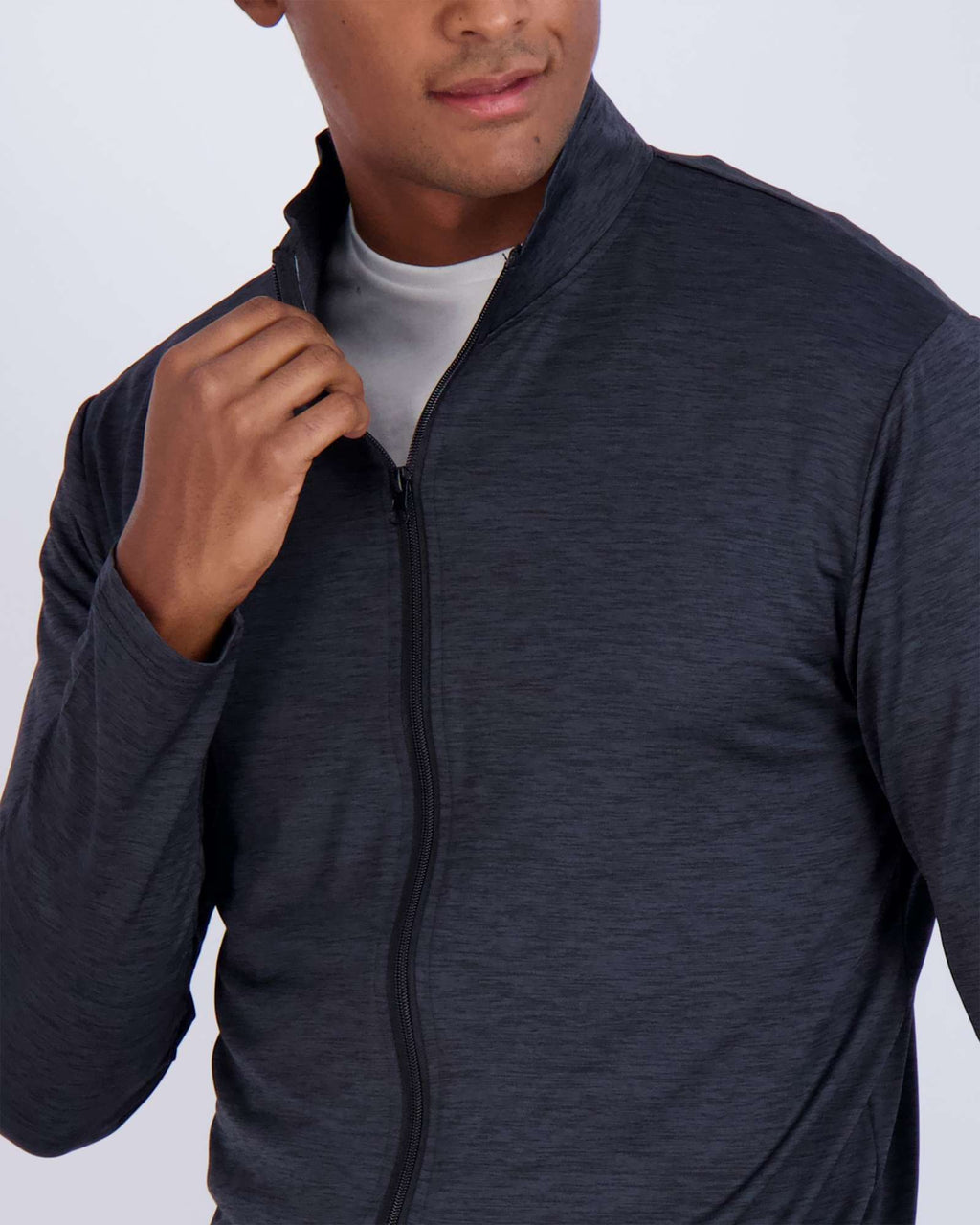 3 Pack: Mens Dry-Fit Full Zip Mock Neck Jacket